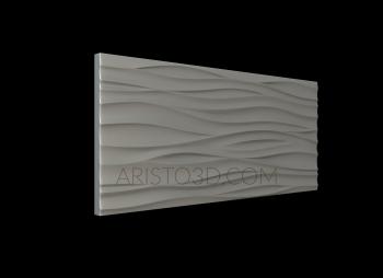 Geometrical panel (PGM_0122) 3D model for CNC machine